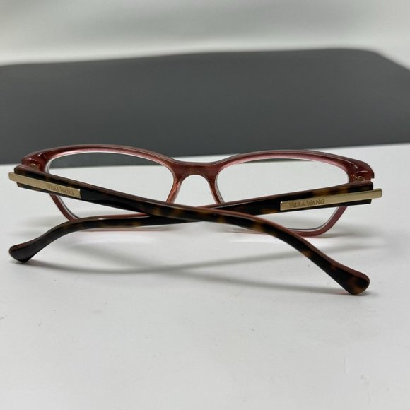 Vera Wang v320 Eyeglasses tortoise rectangle Frames size 51 [] 15 133 with case - Picture 12 of 14